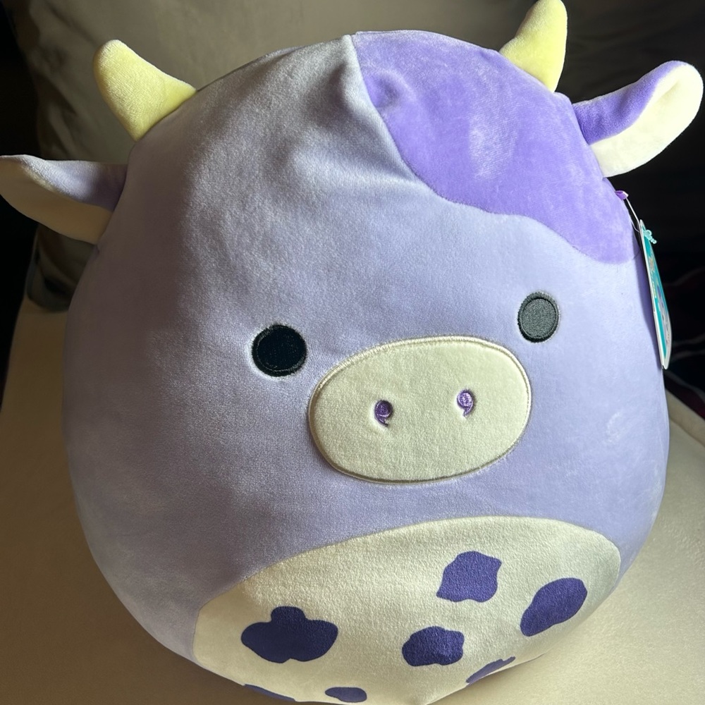 New Squishmallows Bubba the Cow 14” Inches